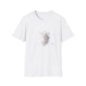 Moonlit Deer Graphic Tee — Minimal Nature Wildlife T-Shirt